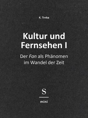 cover image of Kultur und Fernsehen I
